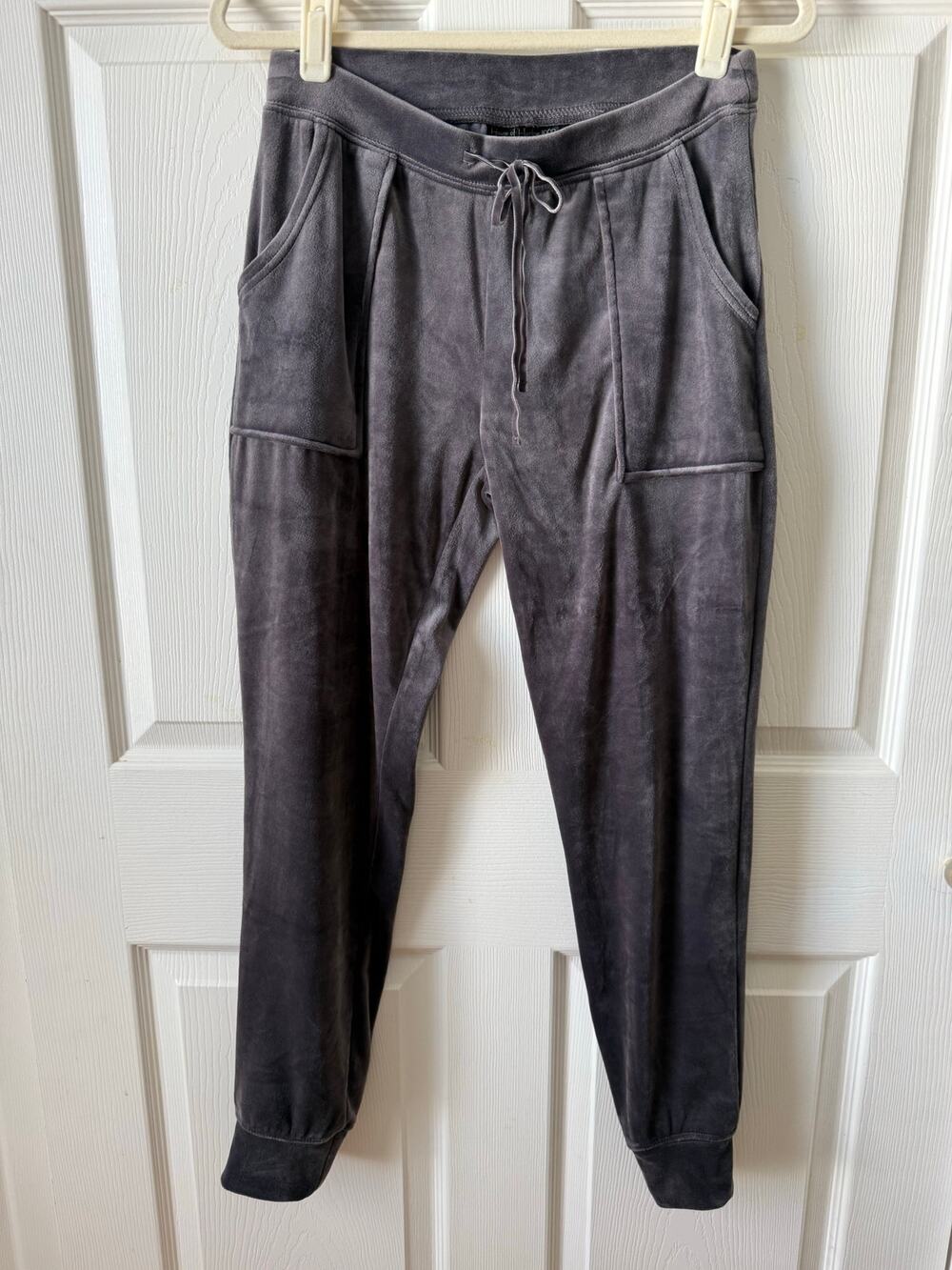House of Harlow 1960 Nicole Richie Gray Velour Jogger Lounge‎ Pants Size Small